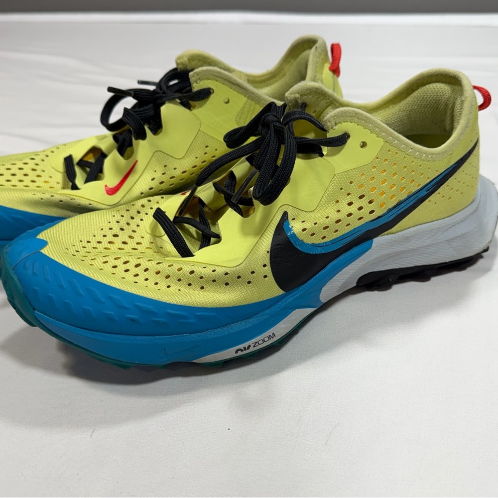 Nike Air Zoom Terra Kiger 7 Women’s 8 CW6066-300 Limelight Laser Blue Shoes